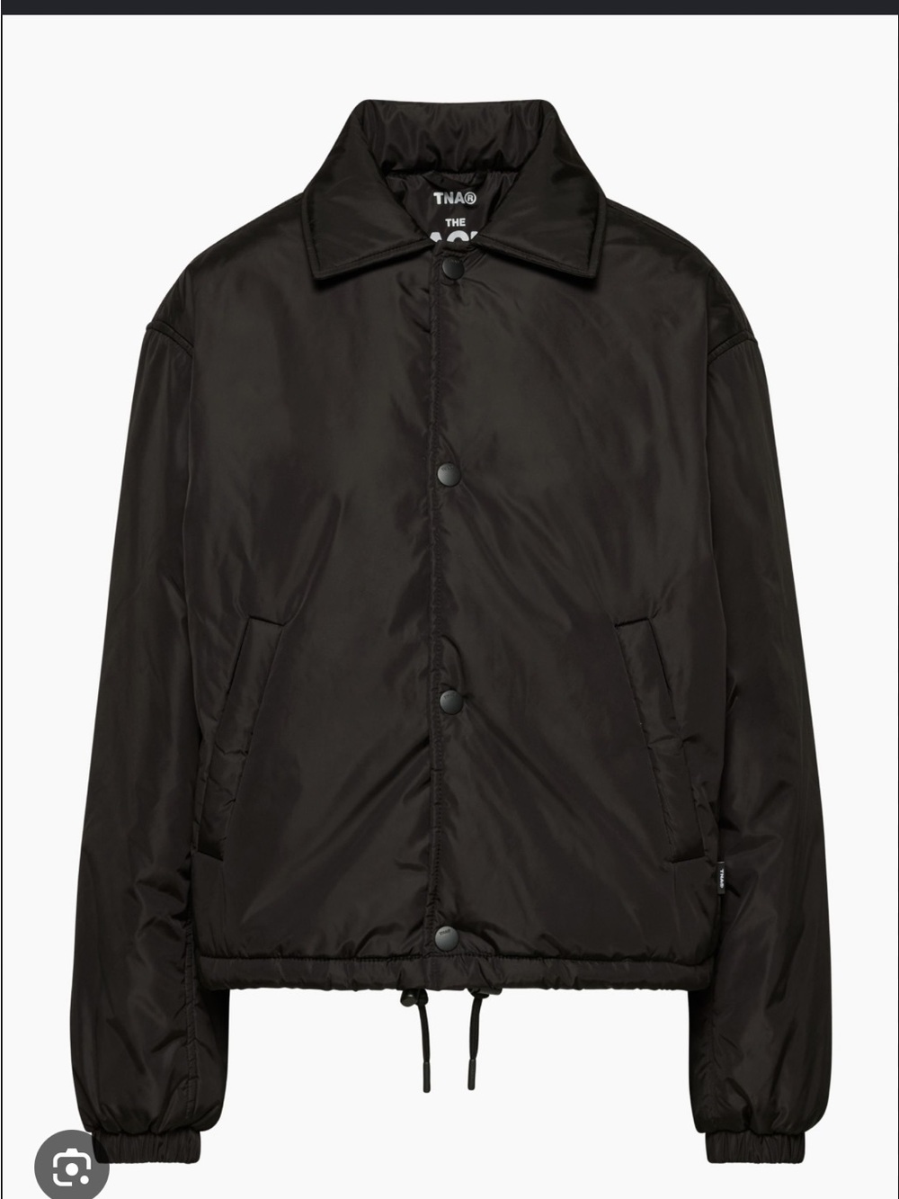 Aritzia Coaches Short Jacket - Black